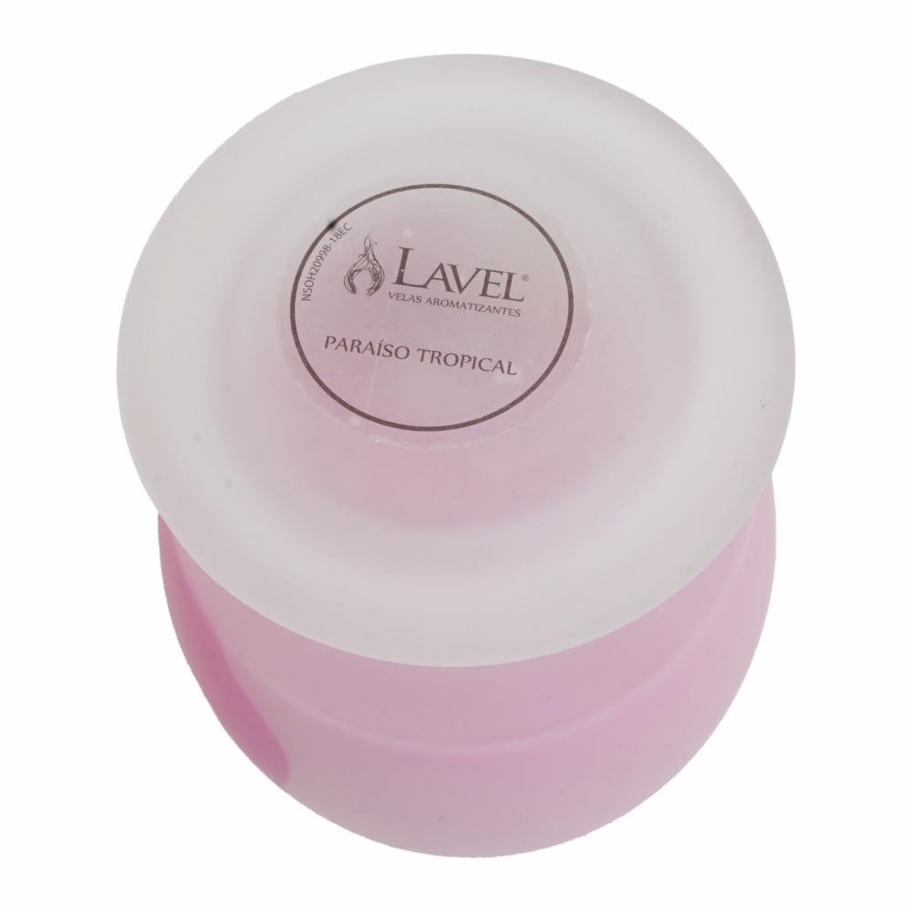 Vela Vaso Bombonera Gj11 Paraiso Tropical LAVEL 11,5 X 9,5 CM - Imagen 2