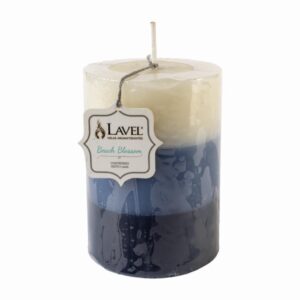 Vela Redonda 304 Degra Azul LAVEL 7,5 X 10 Cm
