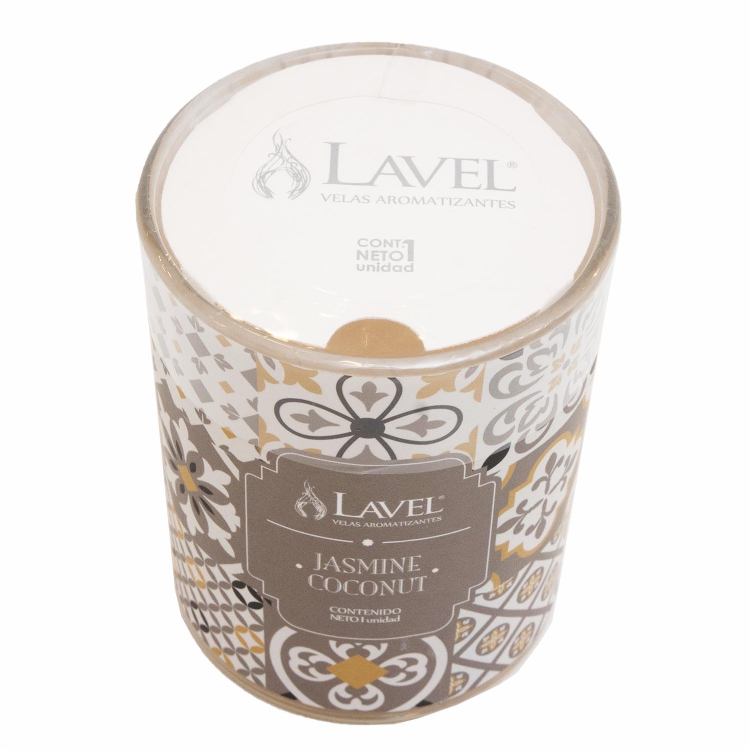 Vela Decorativa Vaso Mosaico Jazmín LAVEL 190 G