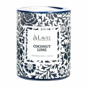 Vela Decorativa Vaso Color Azul LAVEL 190 G