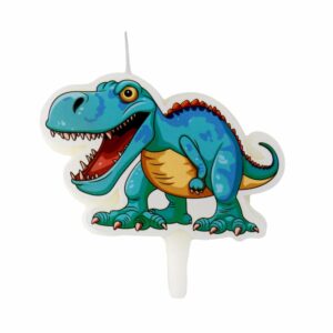 Vela De Cumpleaños Diseño Dinosaurios LAVEL Unidad