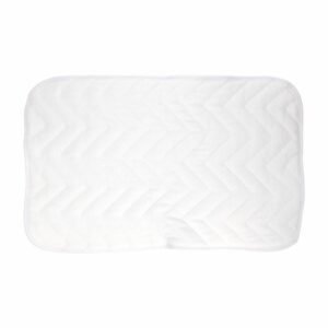 Pie De Baño Acolchado Rombos Blanca DELFÍN 50X60 Cm