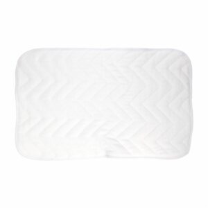Pie De Baño Acolchado Rombos Blanca DELFÍN 50X60 Cm