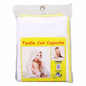 Toalla Capucha Infantil 80 X 85 Cm -  Nina   DELFÍN unidad