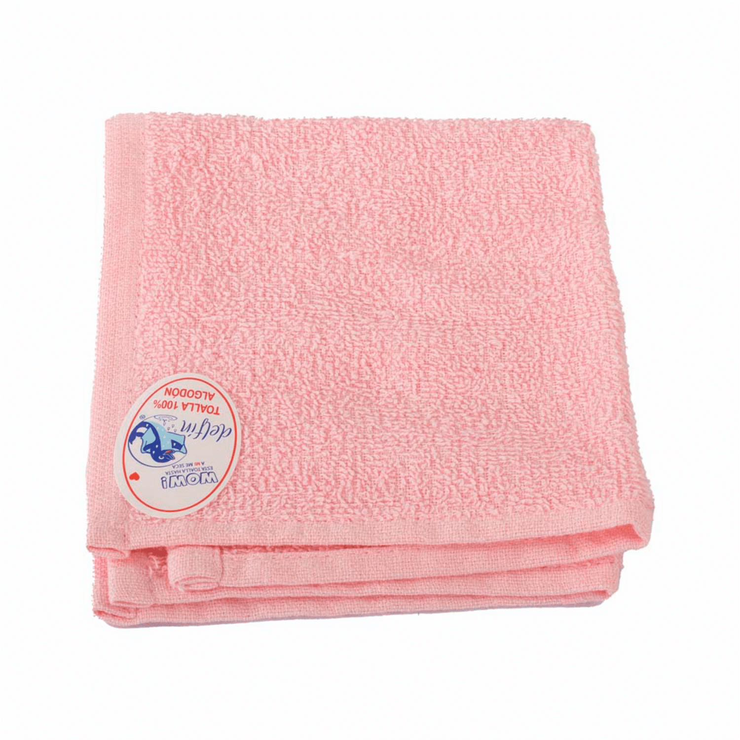 Toalla De Cara Colegial Salmón Mini DELFÍN