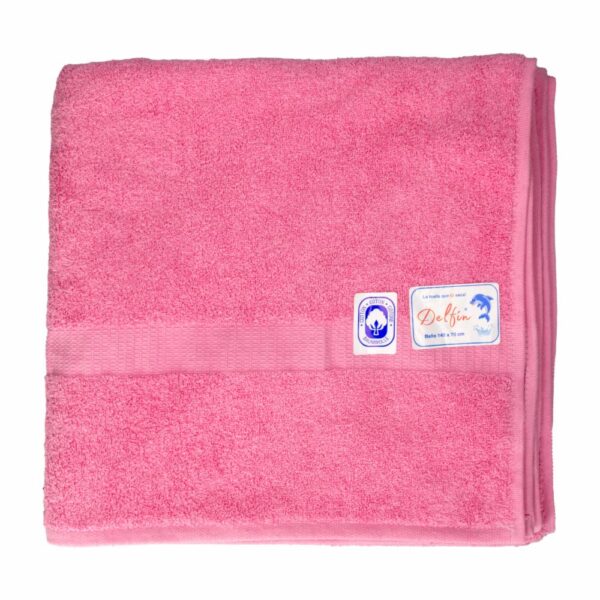 Toalla De Baño Rosado Grande DELFÍN