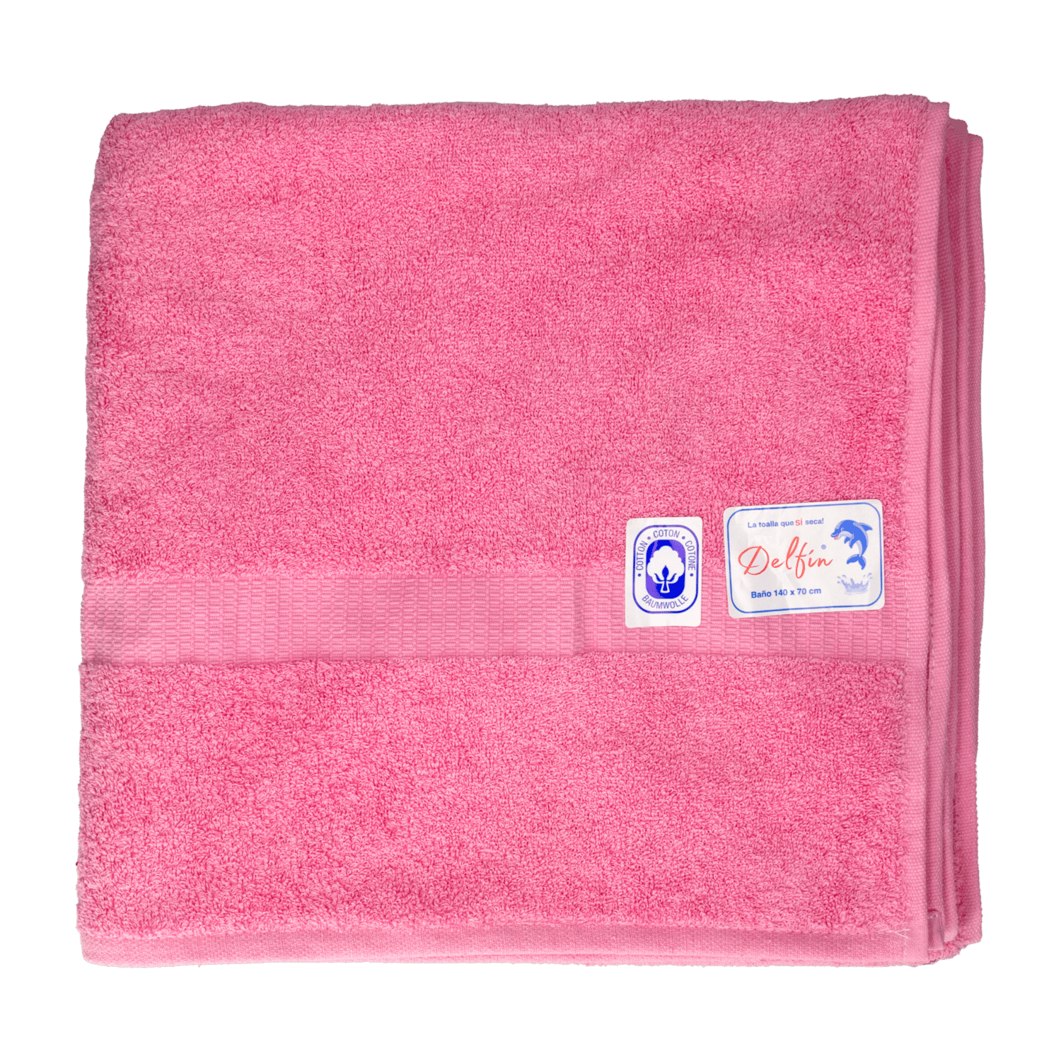 Toalla De Baño Gris Plata Grande DELFÍN
