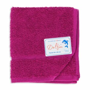 Toalla De Cara Magenta Intenso Mini DELFÍN
