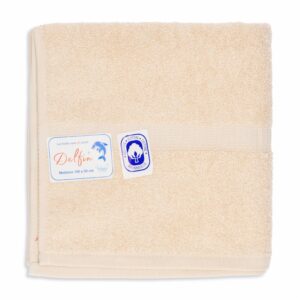 Toalla De Baño Mediana Rosa Claro DELFÍN 100 X 50 Cm