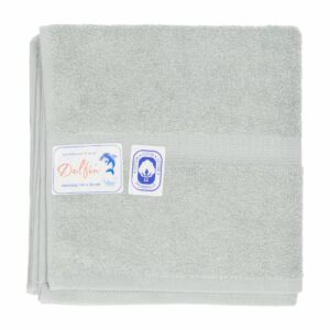 Toalla De Baño Mediana Celeste Cielo DELFÍN 100 X 50 Cm