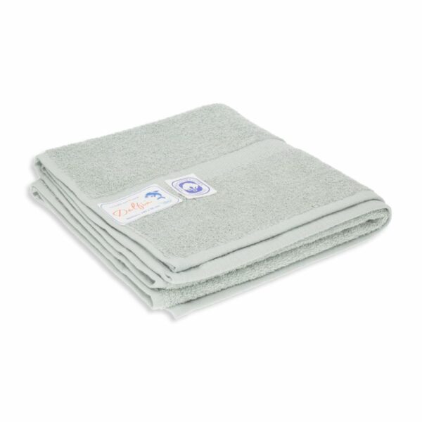 Toalla De Baño Mediana Celeste Cielo DELFÍN 100 X 50 Cm - Imagen 2