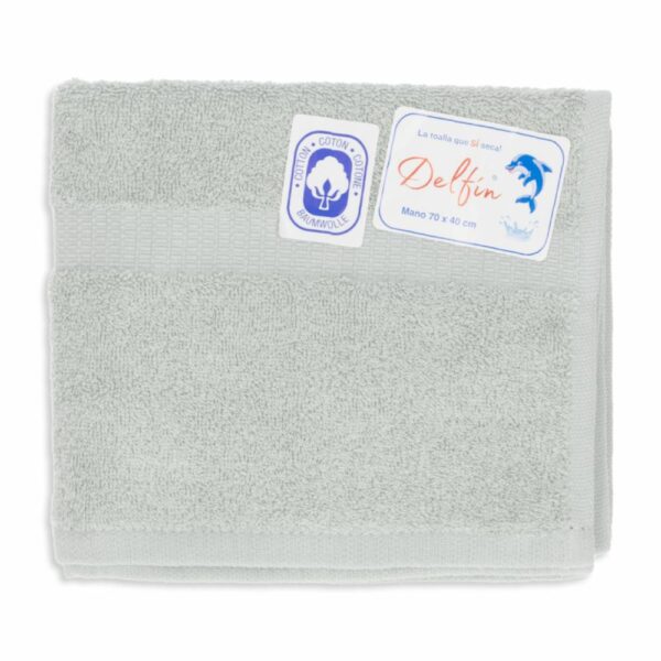 Toalla De Baño Pequeña Celeste Cielo DELFÍN 40 X 70 Cm