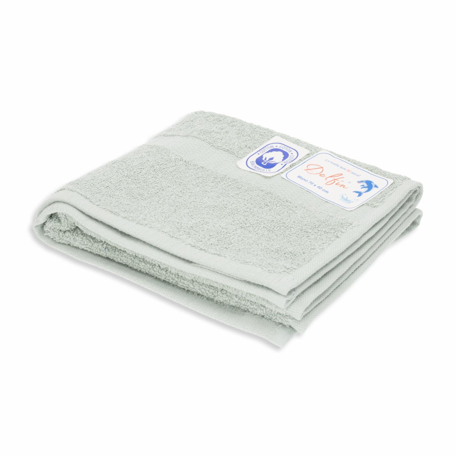 Toalla De Baño Pequeña Celeste Cielo DELFÍN 40 X 70 Cm