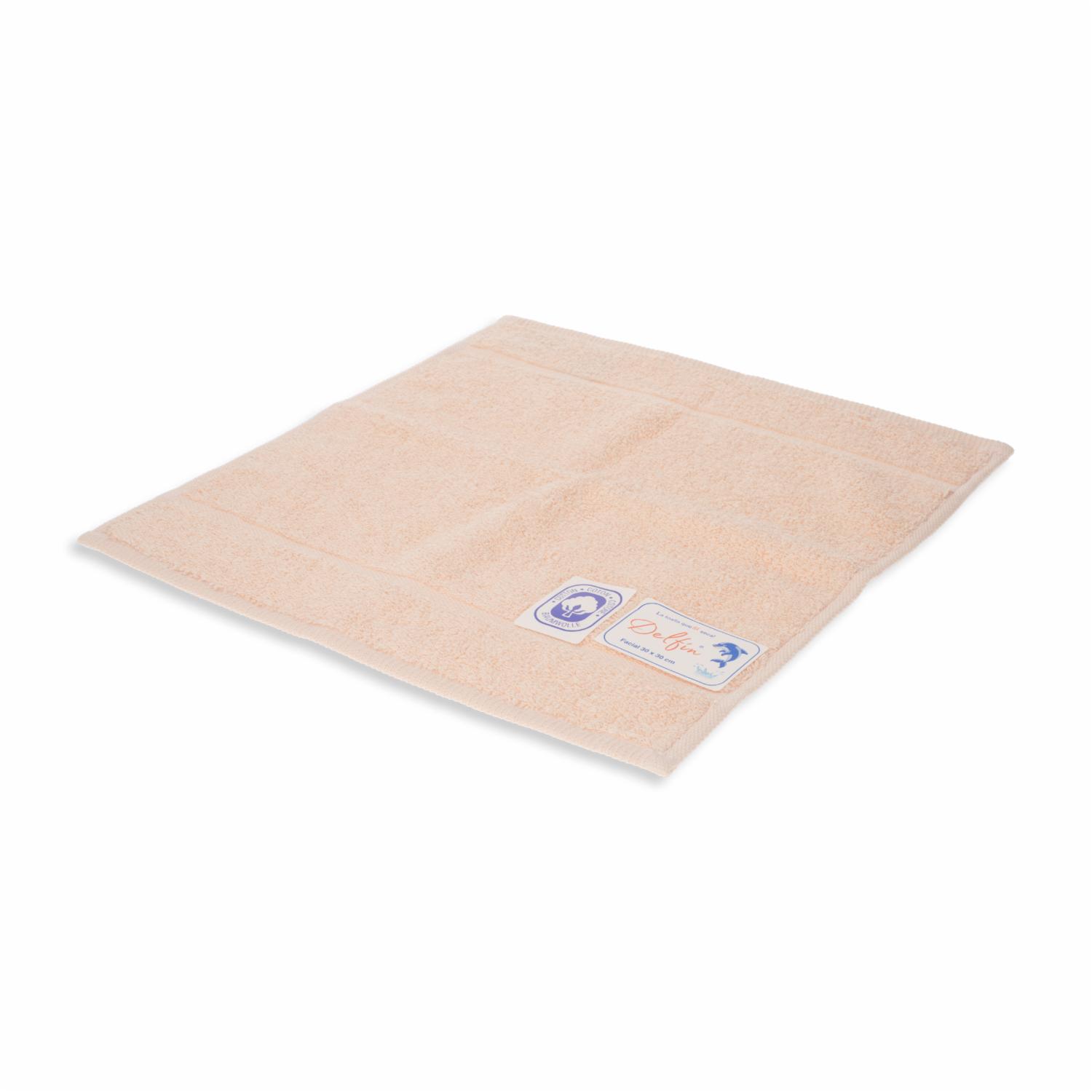 Toalla De Cara Rosa Claro DELFÍN 30 X 30 Cm
