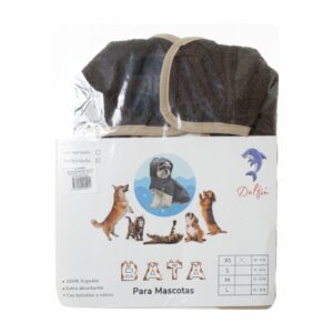 Bata Para Mascota Cafe Oscuro DELFIN XS / 52 x 45cm