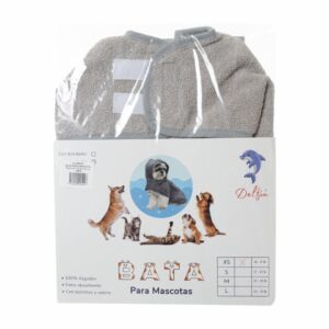 Bata Para Mascota Gris DELFIN XS / 52 x 45cm