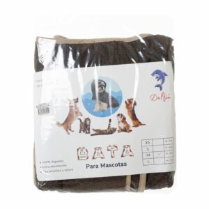 Bata Para Mascota Cafe Oscuro DELFIN M / 80 x 72cm