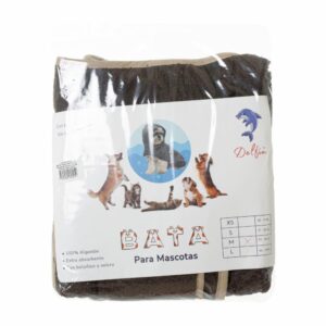 Bata Para Mascota Cafe Oscuro DELFIN M / 80 x 72cm