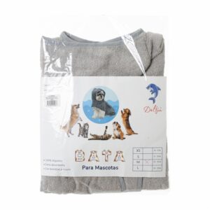Bata Para Mascota Gris DELFÍN M / 80 x 72cm