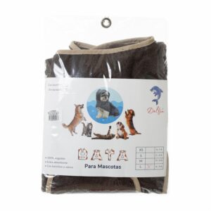 Bata Para Mascota Cafe Oscuro DELFIN L / 95 x 88cm