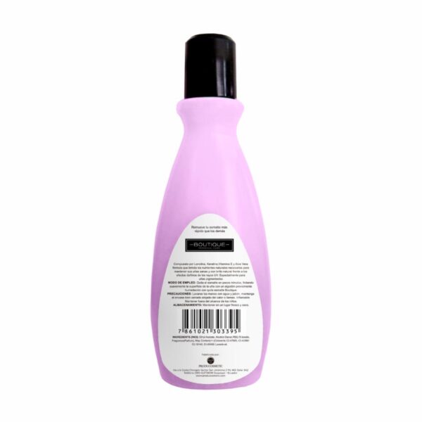 Quitaesmalte Rosado BOUTIQUE 200 Ml - Imagen 2