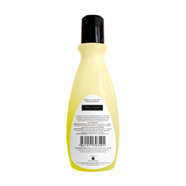 Quitaesmalte Amarillo BOUTIQUE 200 Ml - Imagen 2