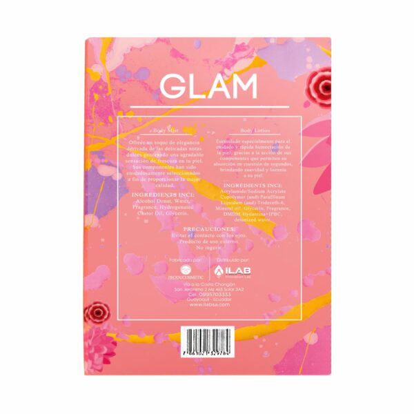 Set Corporal Glam Berries Delight Body Mist+Body Lotion GLAM Estuche Tipo Regalo - Imagen 2