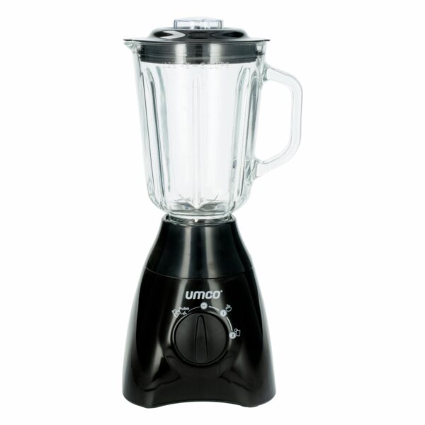 Licuadora Ideal Mix Vaso De Vidrio Negra UMCO Unidad - Imagen 2