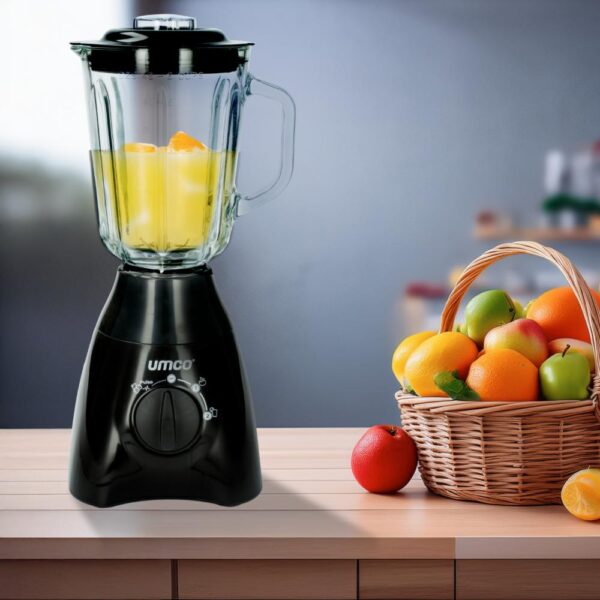 Licuadora Ideal Mix Vaso De Vidrio Negra UMCO Unidad - Imagen 3