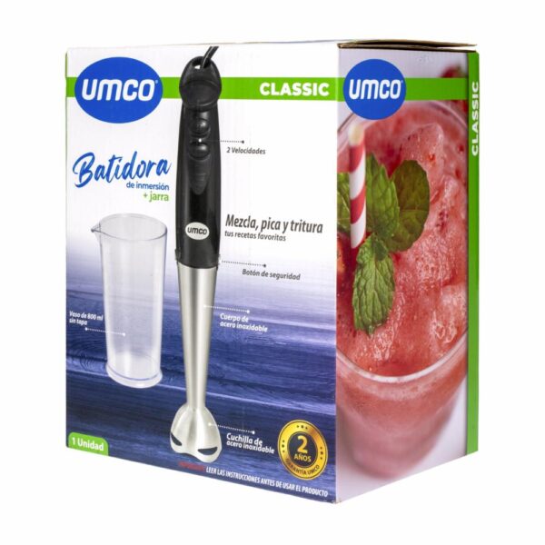 Batidora De Inmersión Con Jarra Modelo  0607 UMCO 2 Velocidades - Imagen 3