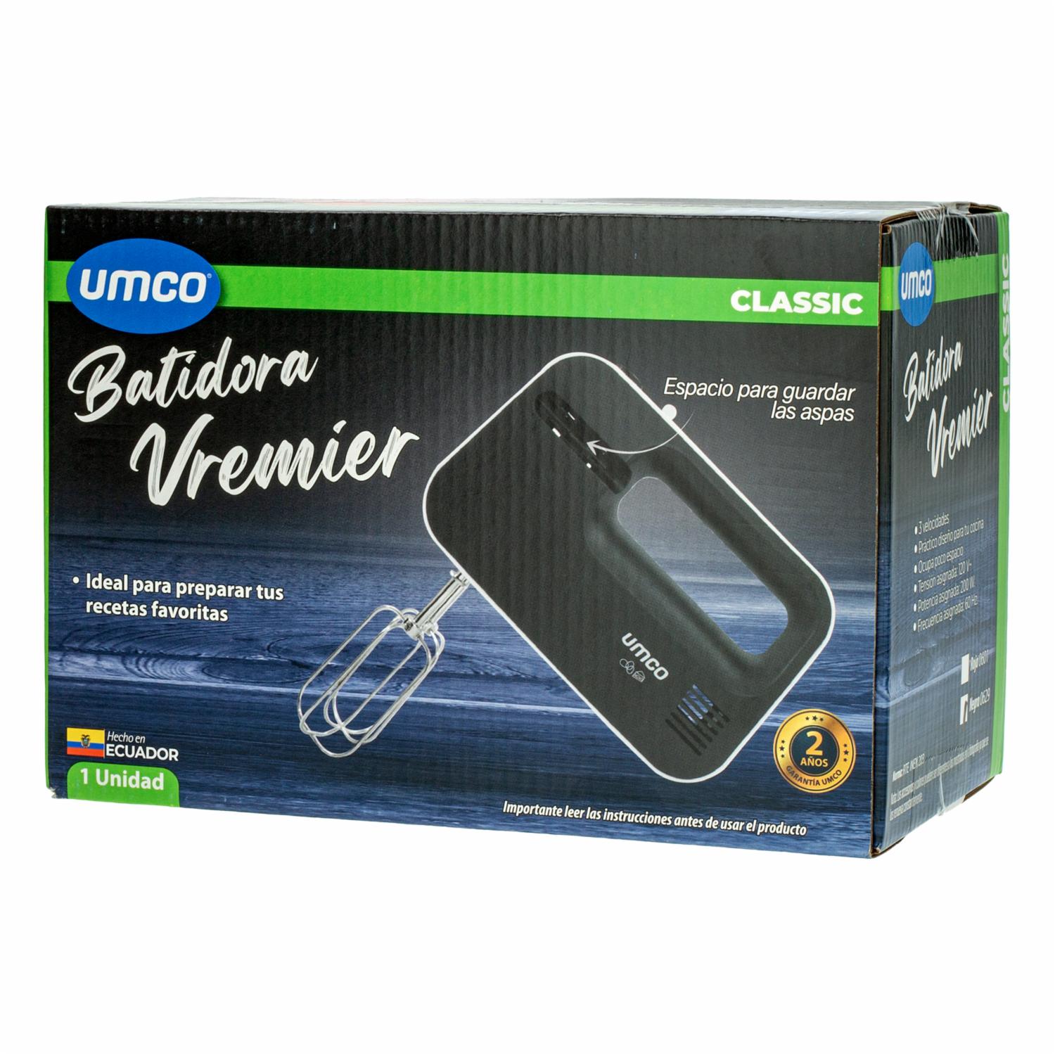 Batidora Manual Vremier 0629 UMCO 3 Velocidades