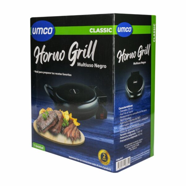 Horno Grill Multiuso Color Negro UMCO Unidad - Imagen 3