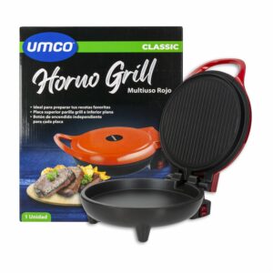 Horno Grill Multiuso Color Rojo UMCO Unidad