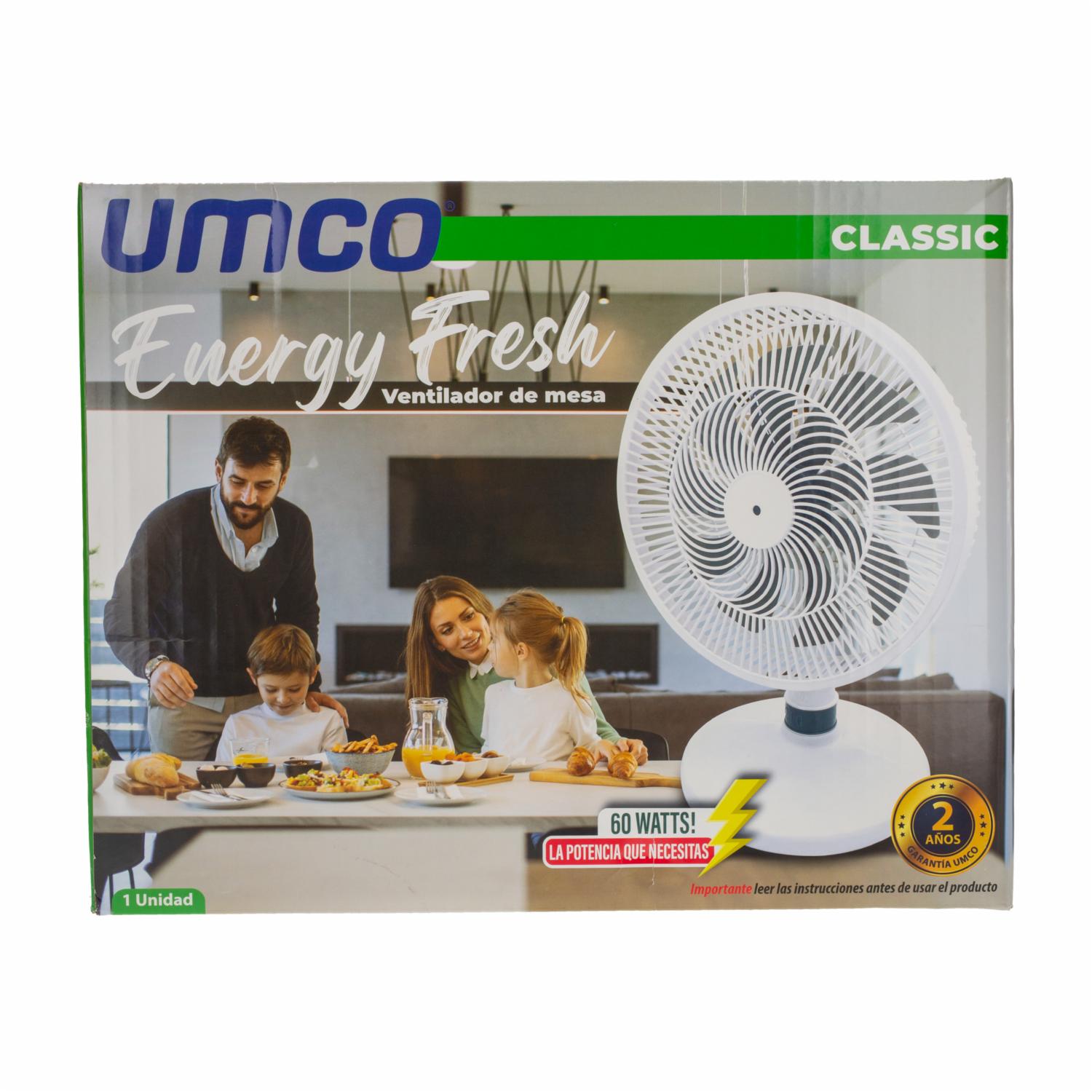 Ventilador De Mesa Energy Fresh UMCO 0666 - Imagen 2