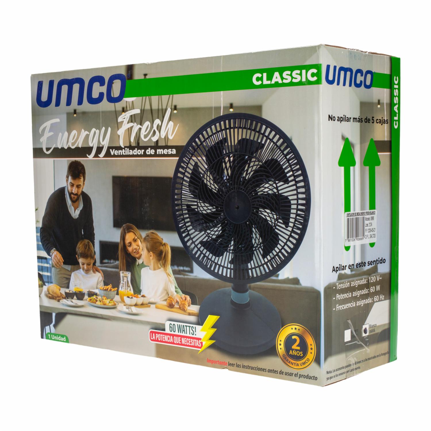 Ventilador De Mesa Energy Fresh UMCO 0666 - Imagen 3