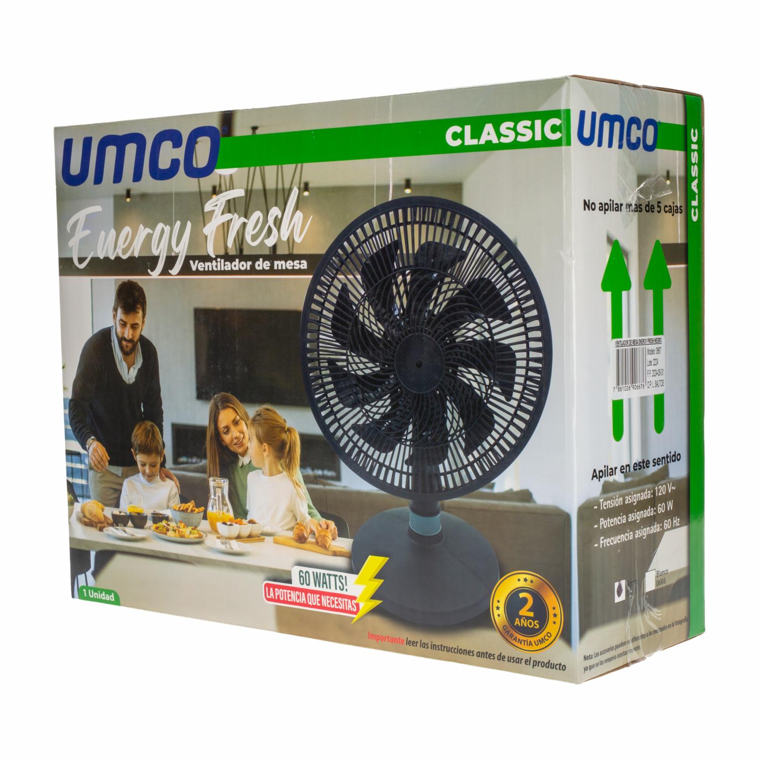 Ventilador De Mesa Energy Fresh UMCO 667