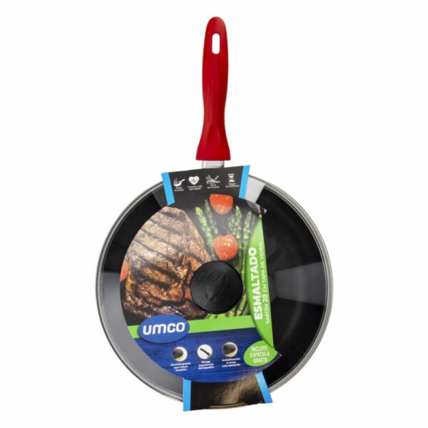 Sartén Esmaltado Con Tapa UMCO 28 Cm - Imagen 4