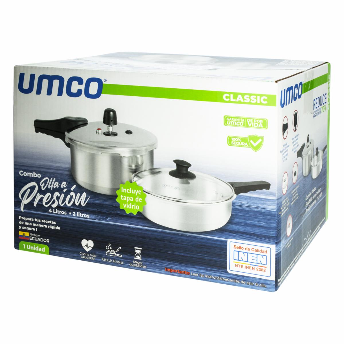 Ollas De Presión 2 Piezas UMCO 2- 4 Lt