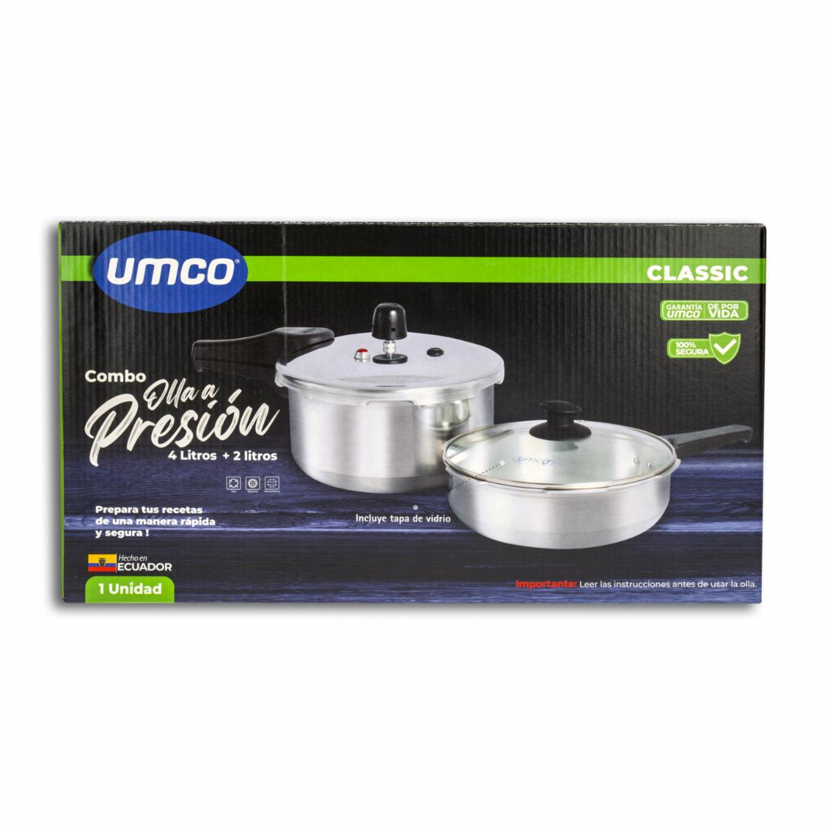 Ollas De Presión 2 Piezas UMCO 2- 4 Lt
