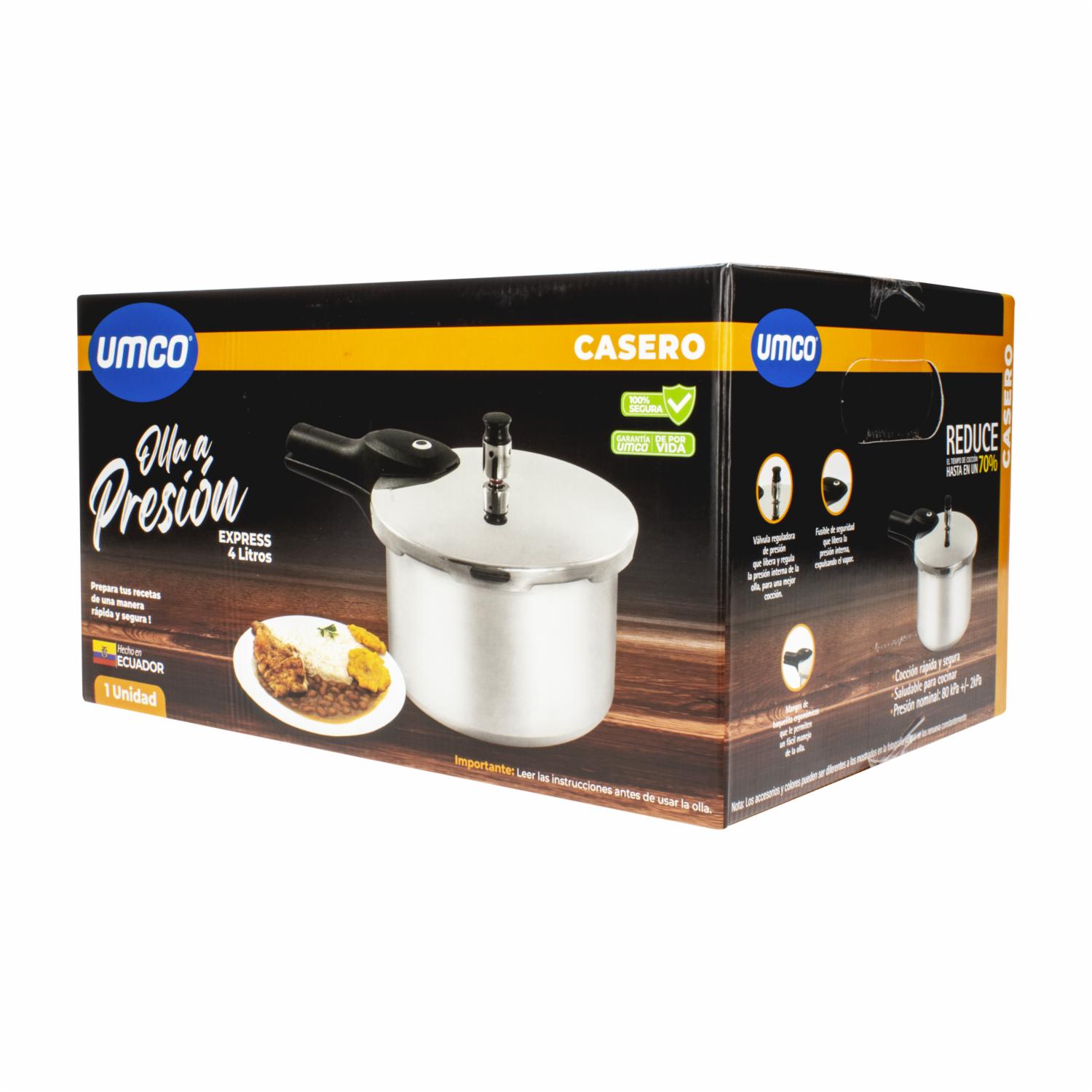 Olla De Presión Express UMCO X4 Litros - Imagen 3