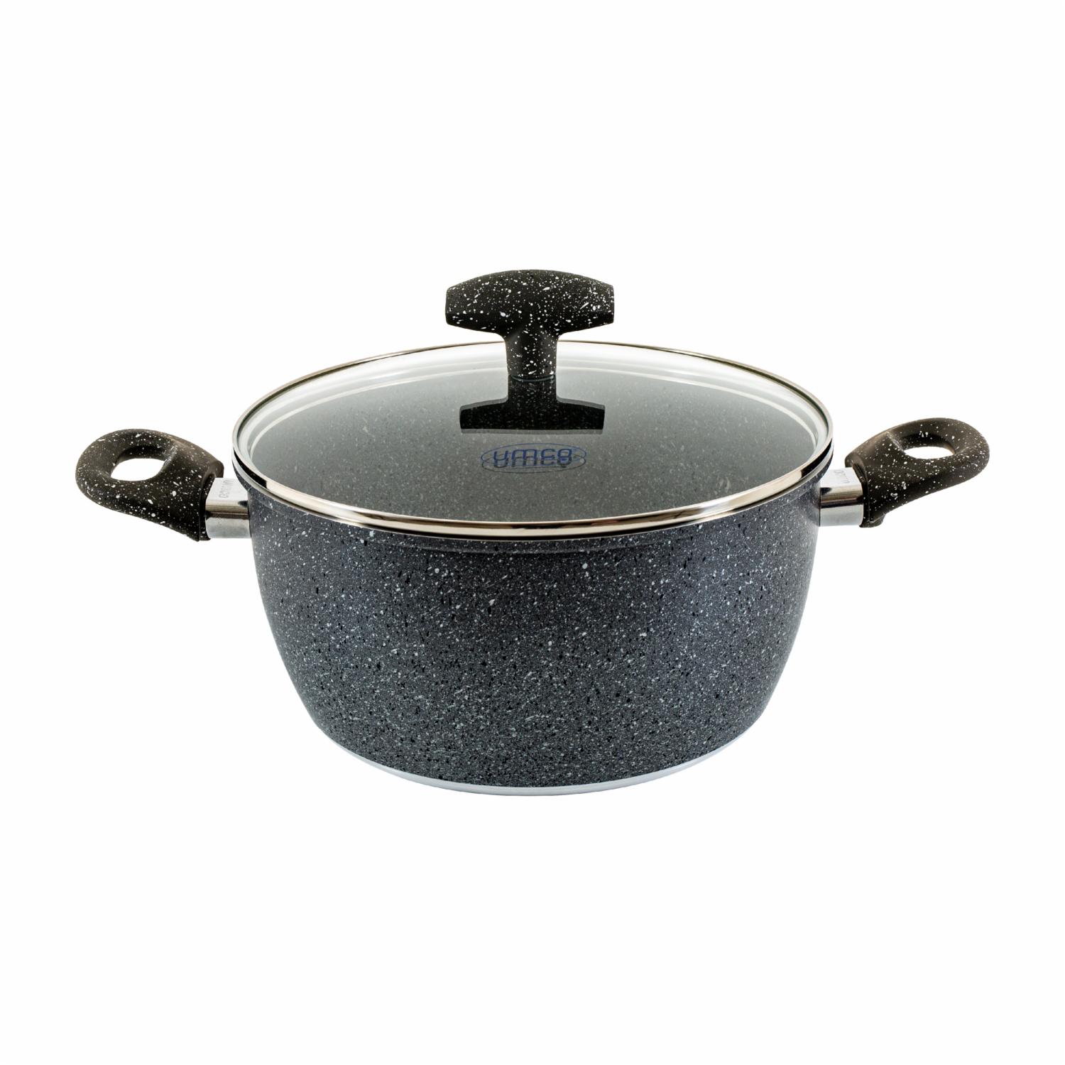 Olla Caldero De Inducción Black Stone Plus UMCO 24 Cm