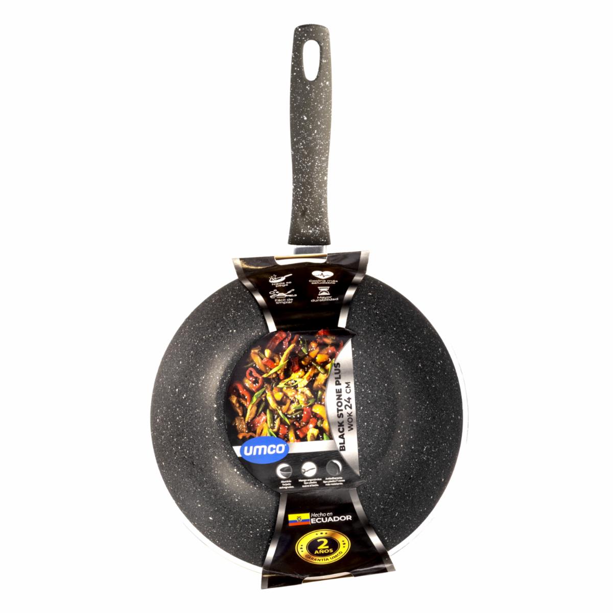 Wok De Inducción Black Stone Plus UMCO 24 Cm