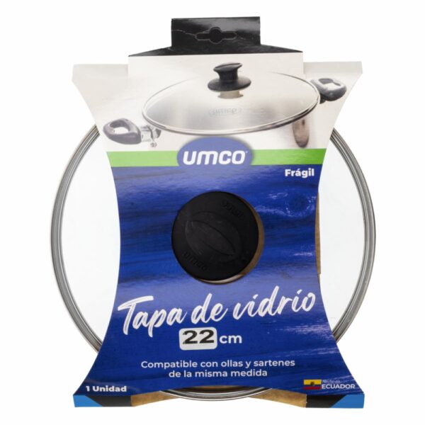 Tapa De Vidrio UMCO 22 Cm - Imagen 3