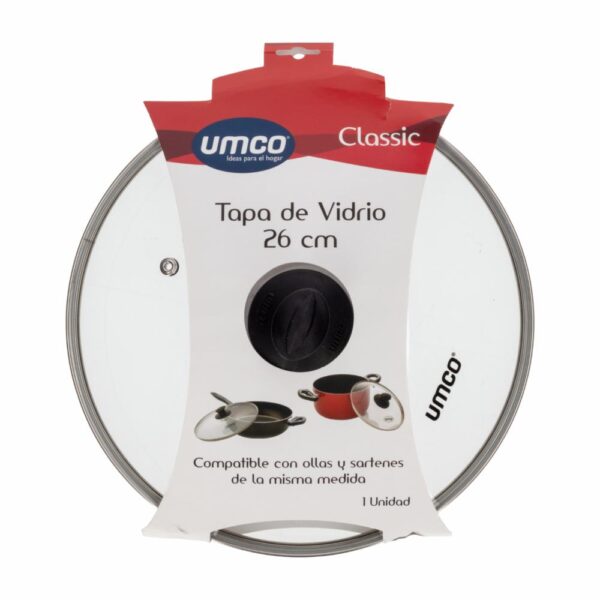 Tapa De Vidrio UMCO 26 Cm - Imagen 2
