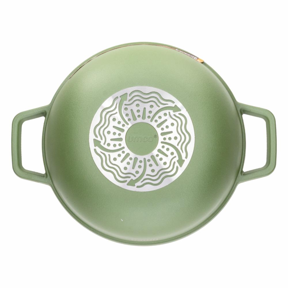 Olla Cladero Fundido Cerámica Tapa De Vidrio UMCO 20 Cm - Imagen 2