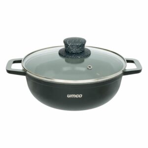 Olla Caldro Fundido Cerámica Negro UMCO 20 Cm