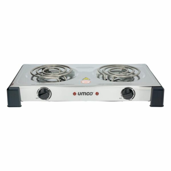 Hornilla Eléctrica 2 H Inoxidable Practica UMCO 1500 W
