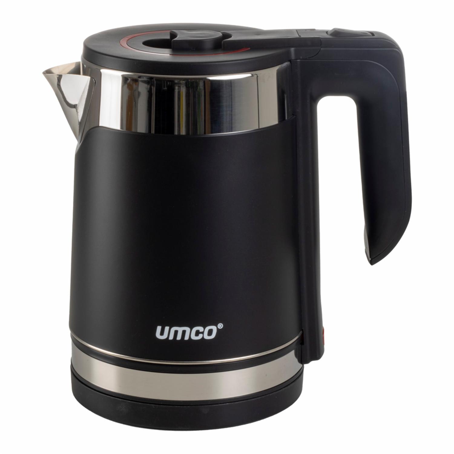 Hervidor De Agua Negro 1000W UMCO 1.8 L