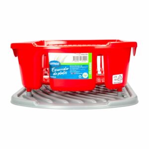 Escurridor De Platos Color Rojo UMCO Unidad