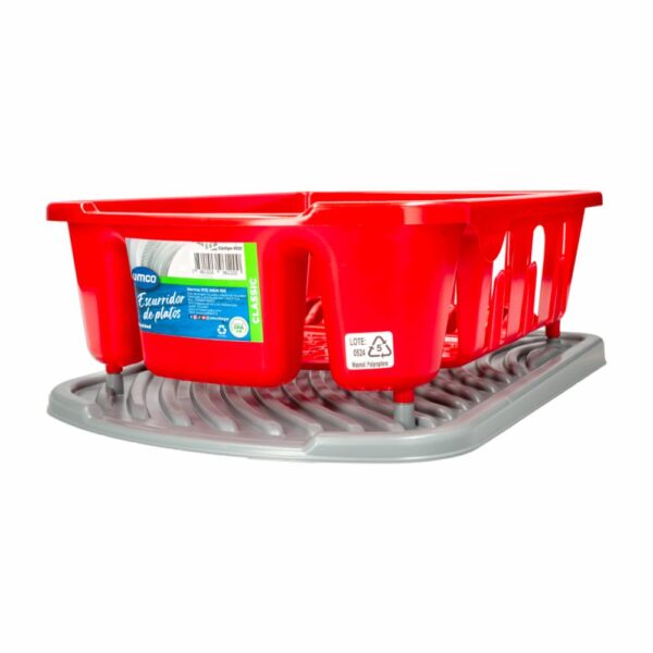 Escurridor De Platos Color Rojo UMCO Unidad - Imagen 4